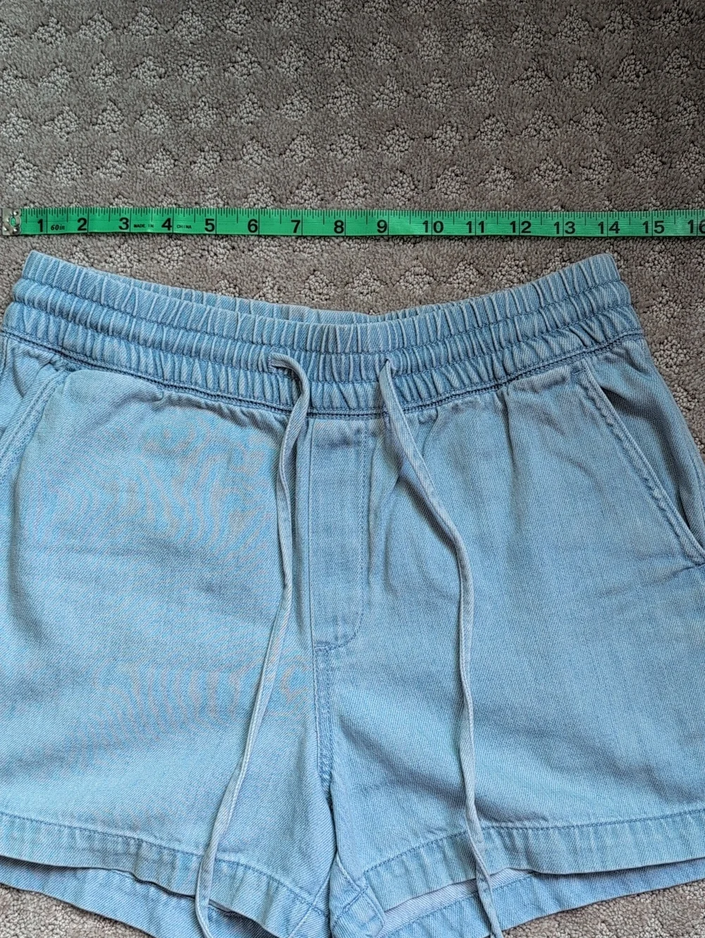 Gap Denim Drawstring Pull On Shorts